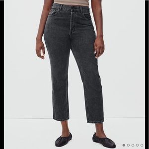 EVERLANE The high rise Straight Jeans size 33 ankle
